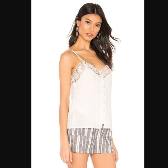 NWT Revolve x Cupcakes and Cashmere Madeline Tank in Marshmallow | Size S - Picture 2 of 11